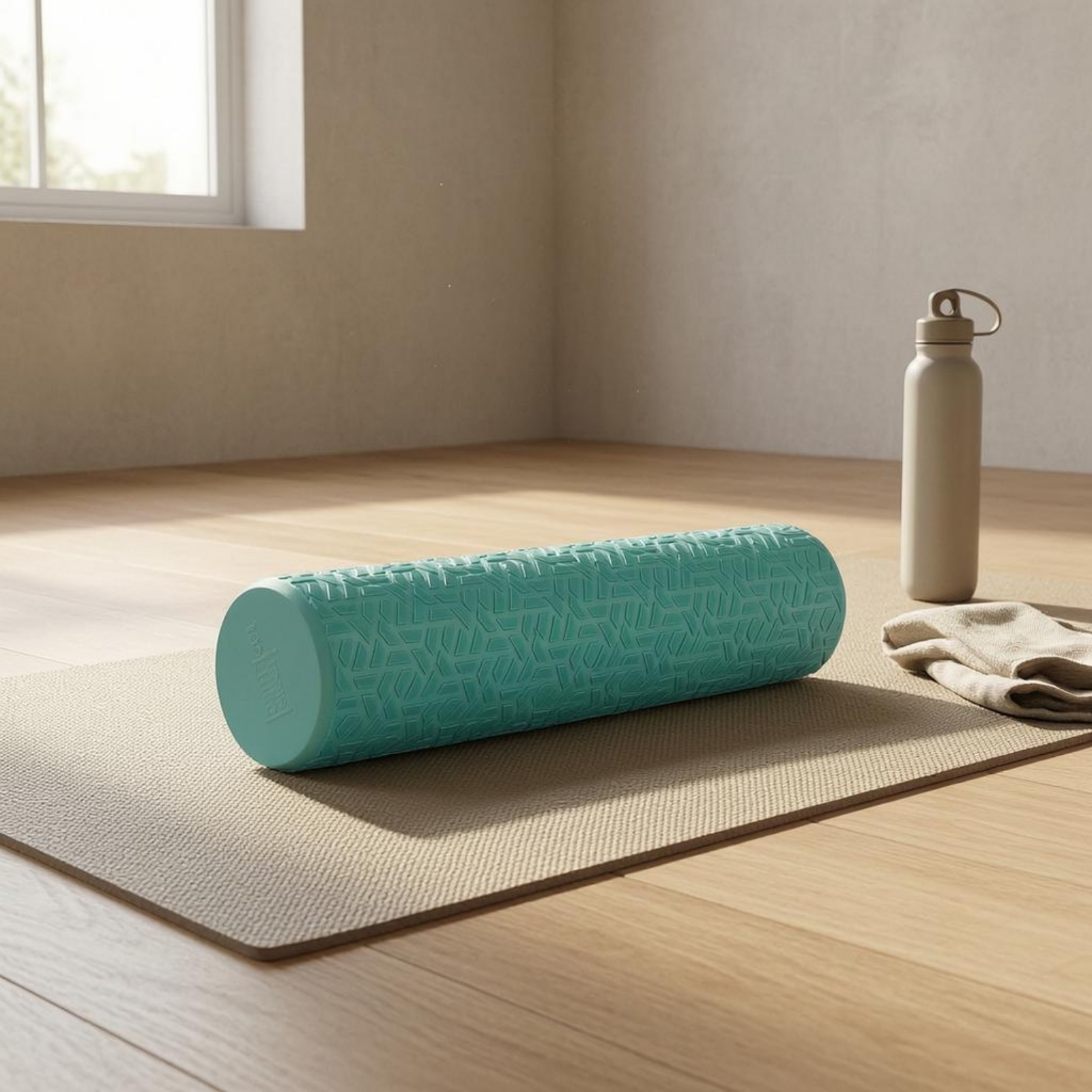Foam Roller - Foam Massage Roller Embossed Textured Foam