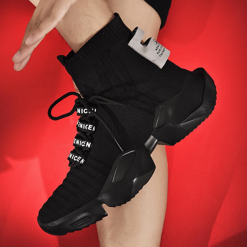 Yoga Fitness Online - Plus Size Hightop High-soled Men Sport