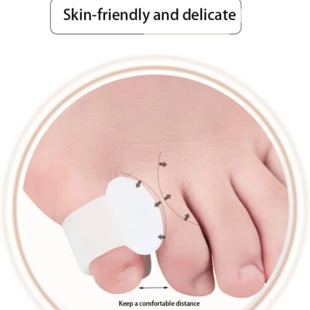 Yoga Toe Separator - 2pcs Silicone Toe Separator Finger Feet