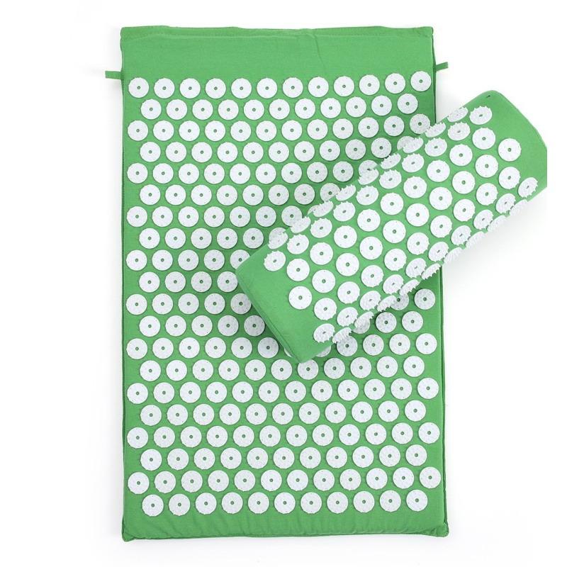 Yoga Fitness Massage - 1 Set Acupressure Yoga Mat Cushion