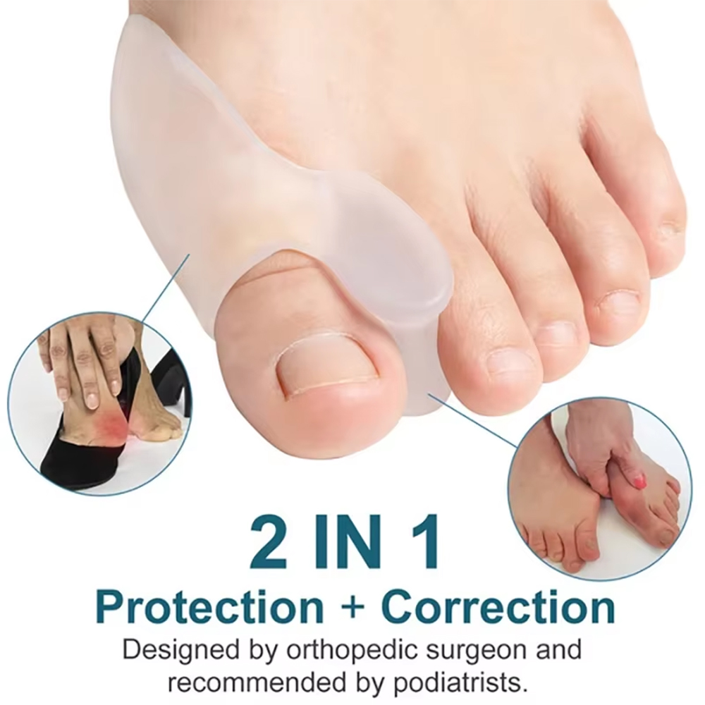 1 Pair Protective Toe Separato - Yoga Toe Separator avaliação e preço