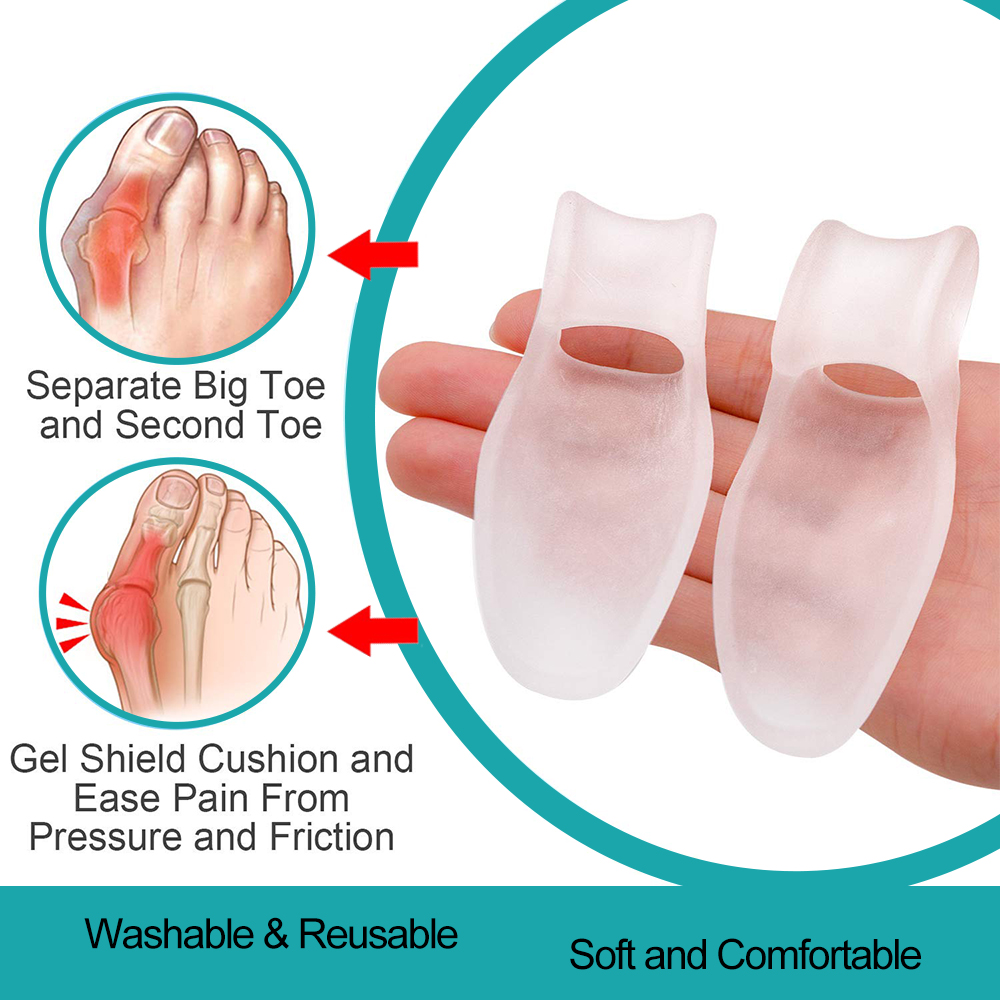 1 Pair Protective Toe Separato - Yoga Toe Separator avaliação e preço
