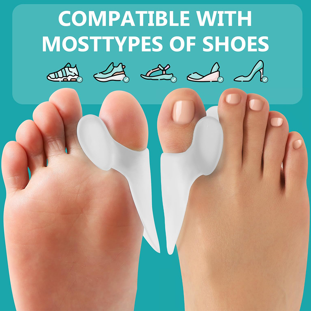 1 Pair Protective Toe Separato - Yoga Toe Separator avaliação e preço