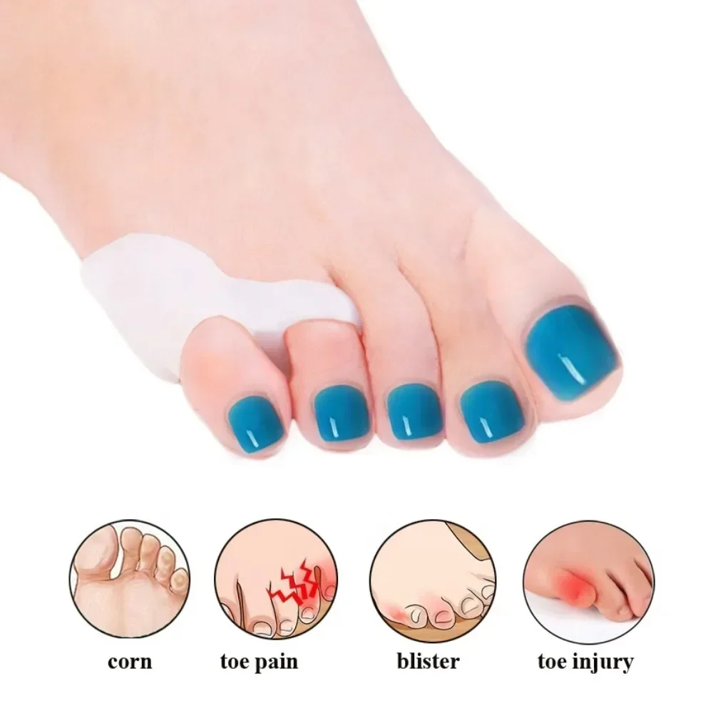2pcs Silicone Toe Separator Fi - Yoga Toe Separator avaliação e preço