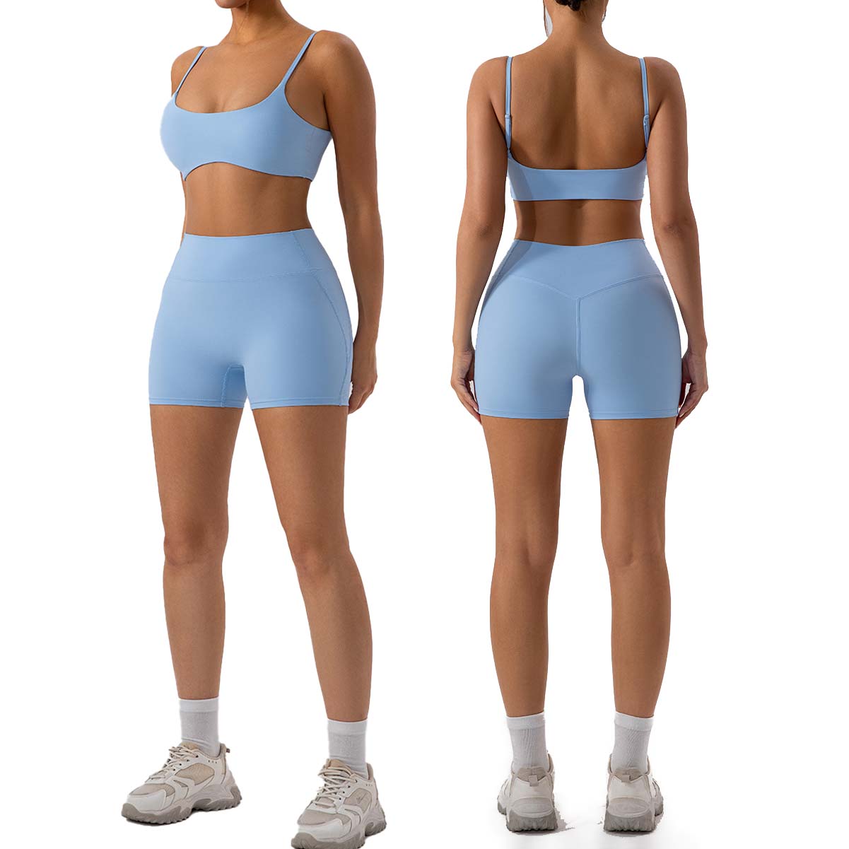 Running Training Set Adjustabl - Yoga Fitness Outfit avaliação e preço