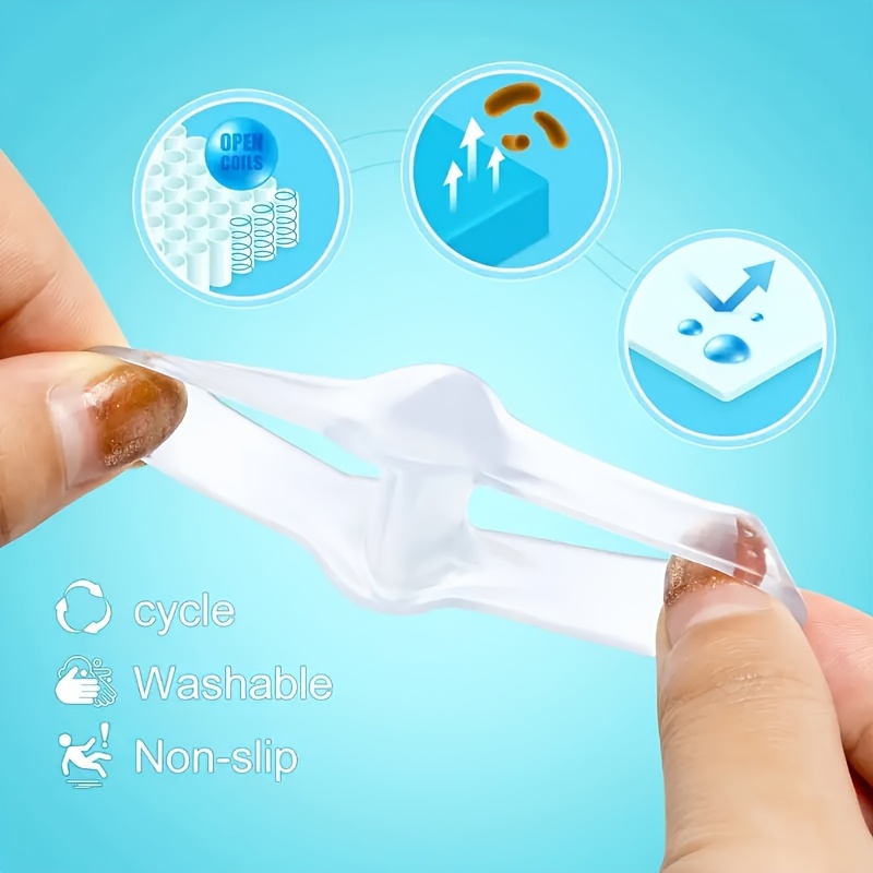 1 pair of silicone toe separat - Yoga Toe Separator avaliação e preço