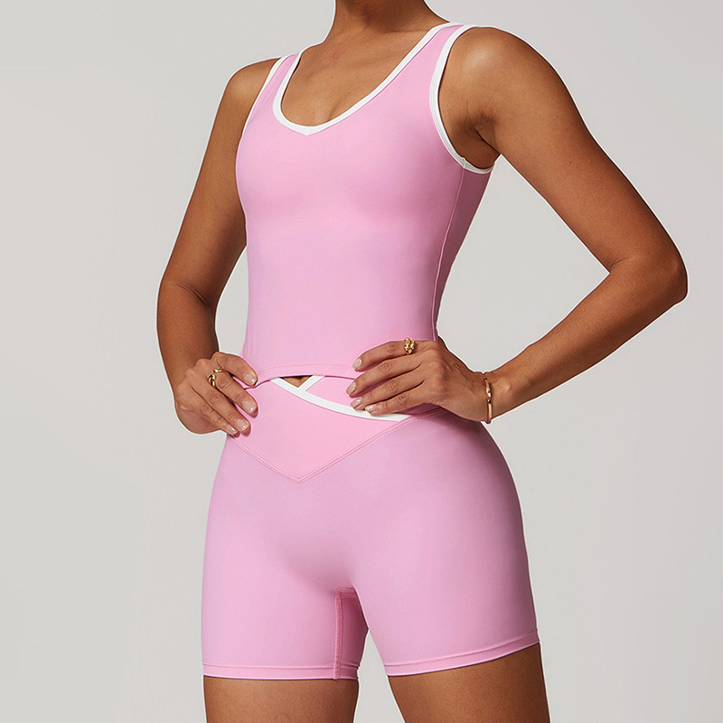 Tight Fitting Sleeveless Cross - Yoga Fitness Outfit avaliação e preço
