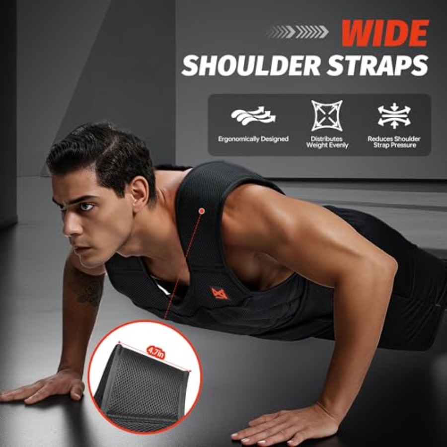 44lbs Adjustable Weighted Vest - Ankle Weights avaliação e preço