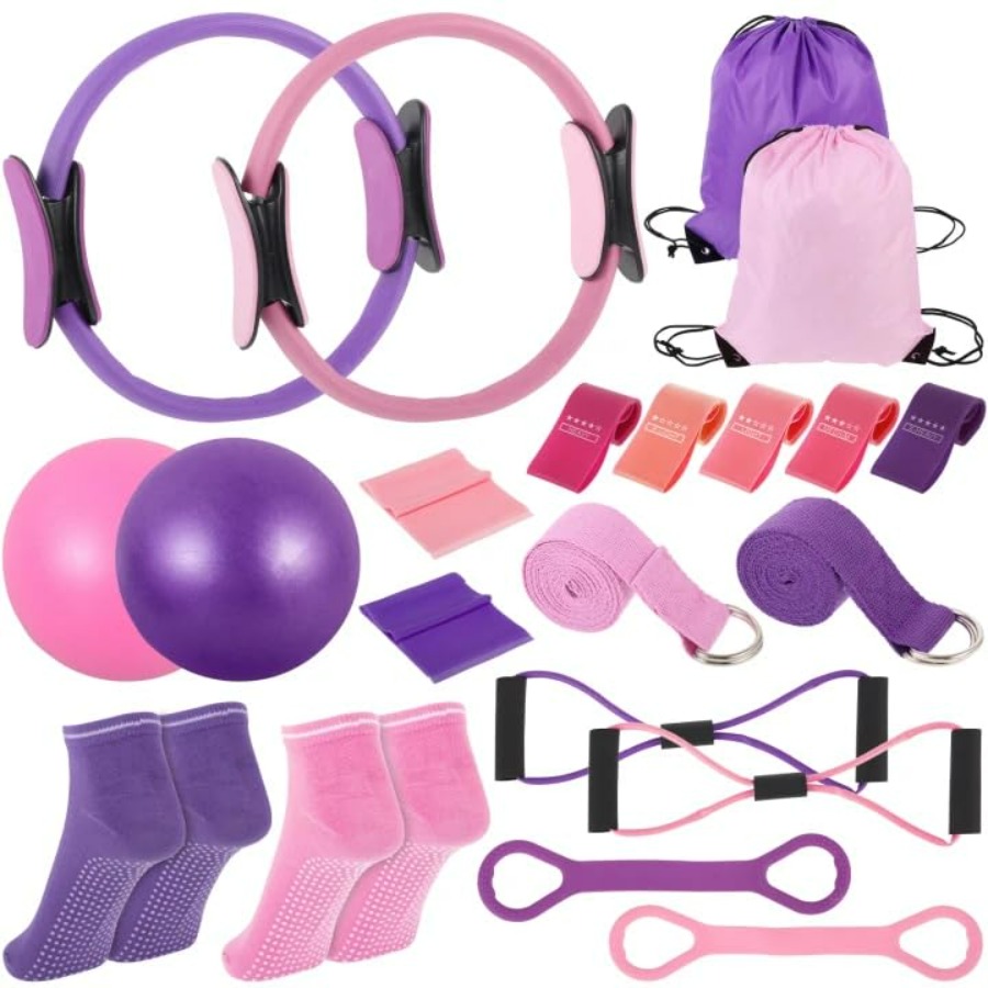 21 Pcs Pilates Ring Circle Set - Pilates Ring Circle avaliação e preço