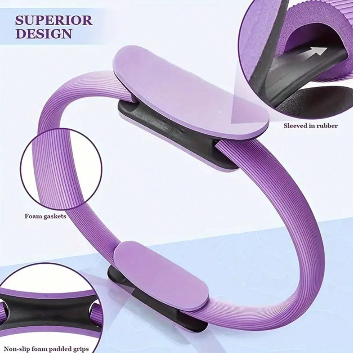 1pc PVC Pilates yoga circle mu - Pilates Ring Circle avaliação e preço