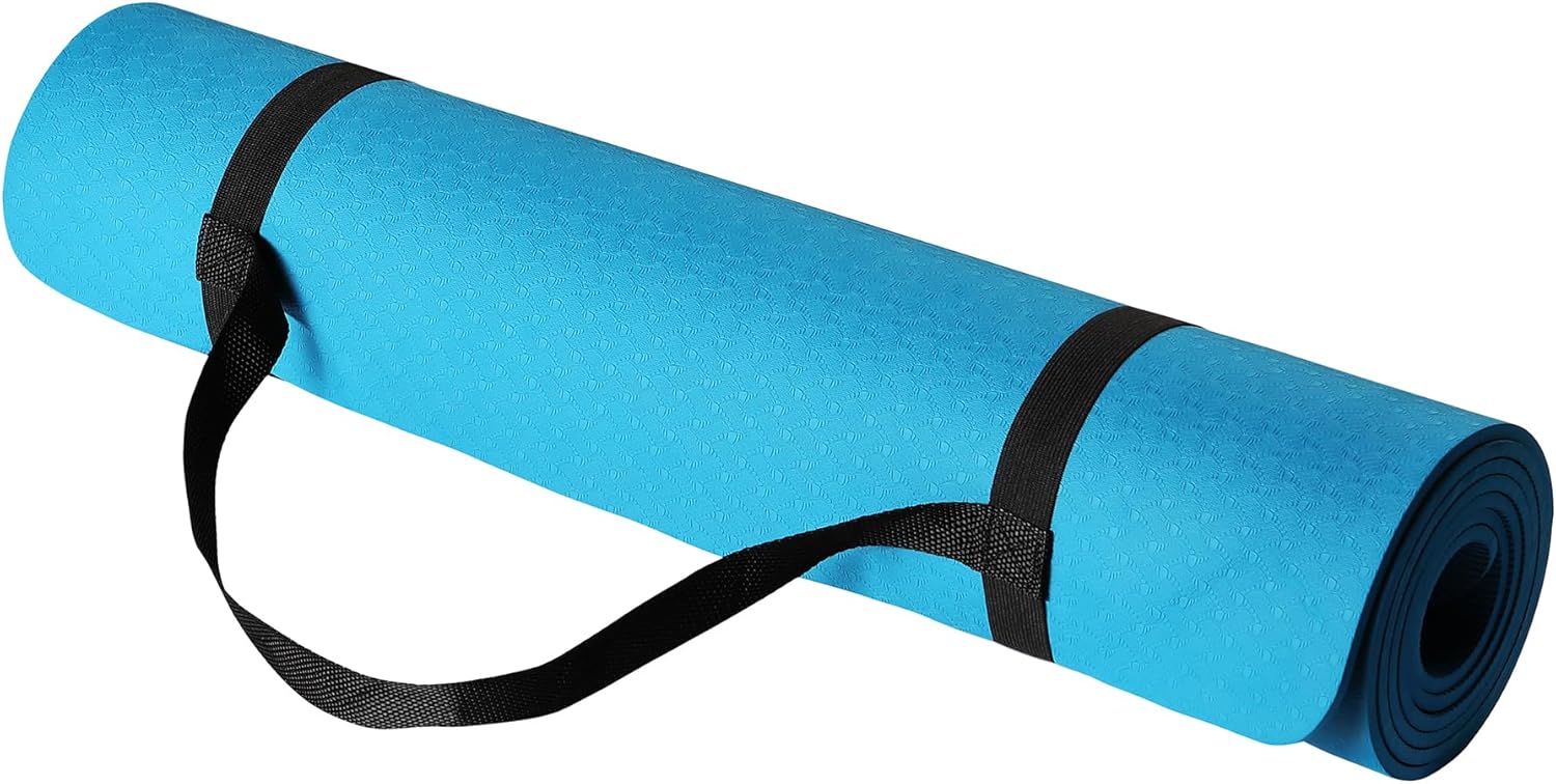 1/4 Inch Thick TPE Exercise Yo - Yoga Of Fitness Mat avaliação e preço