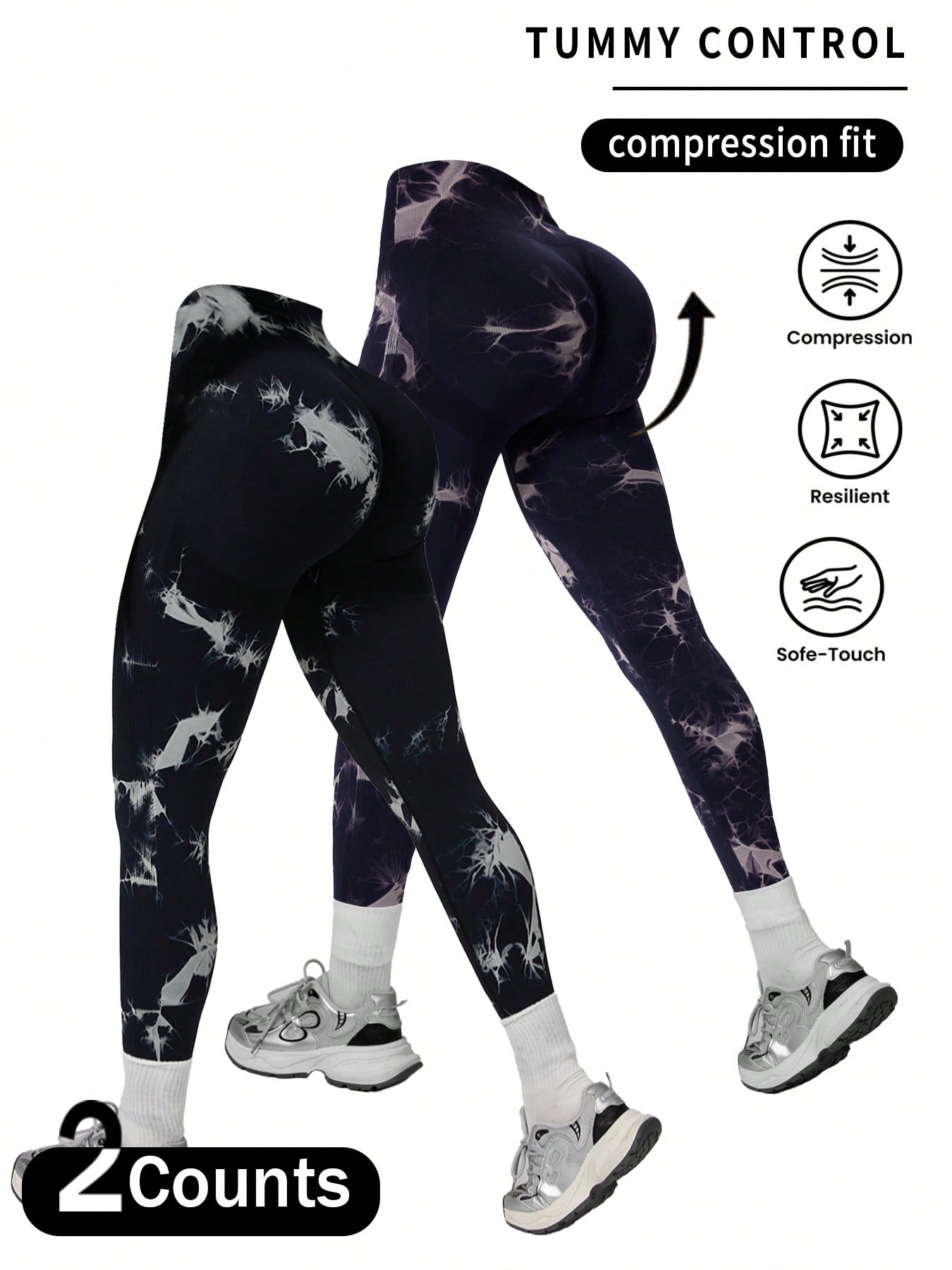 2pcs Seamless High Elastic Tie - Yoga & Fitness Center avaliação e preço
