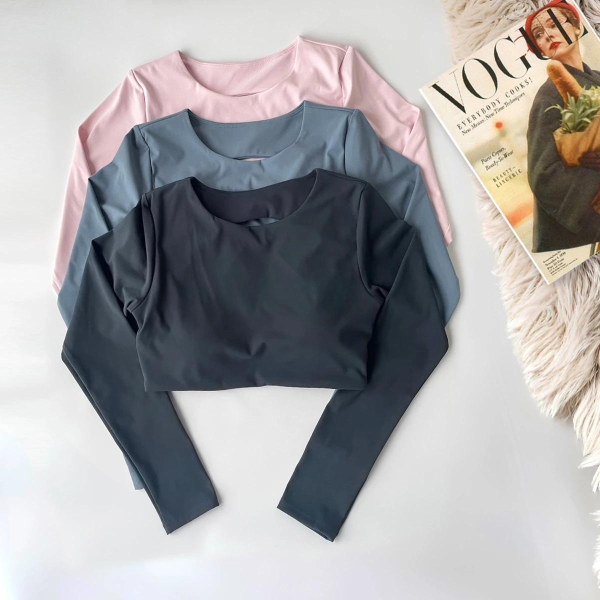 Women's long-sleeved yoga top  - Yoga & Fitness Center avaliação e preço