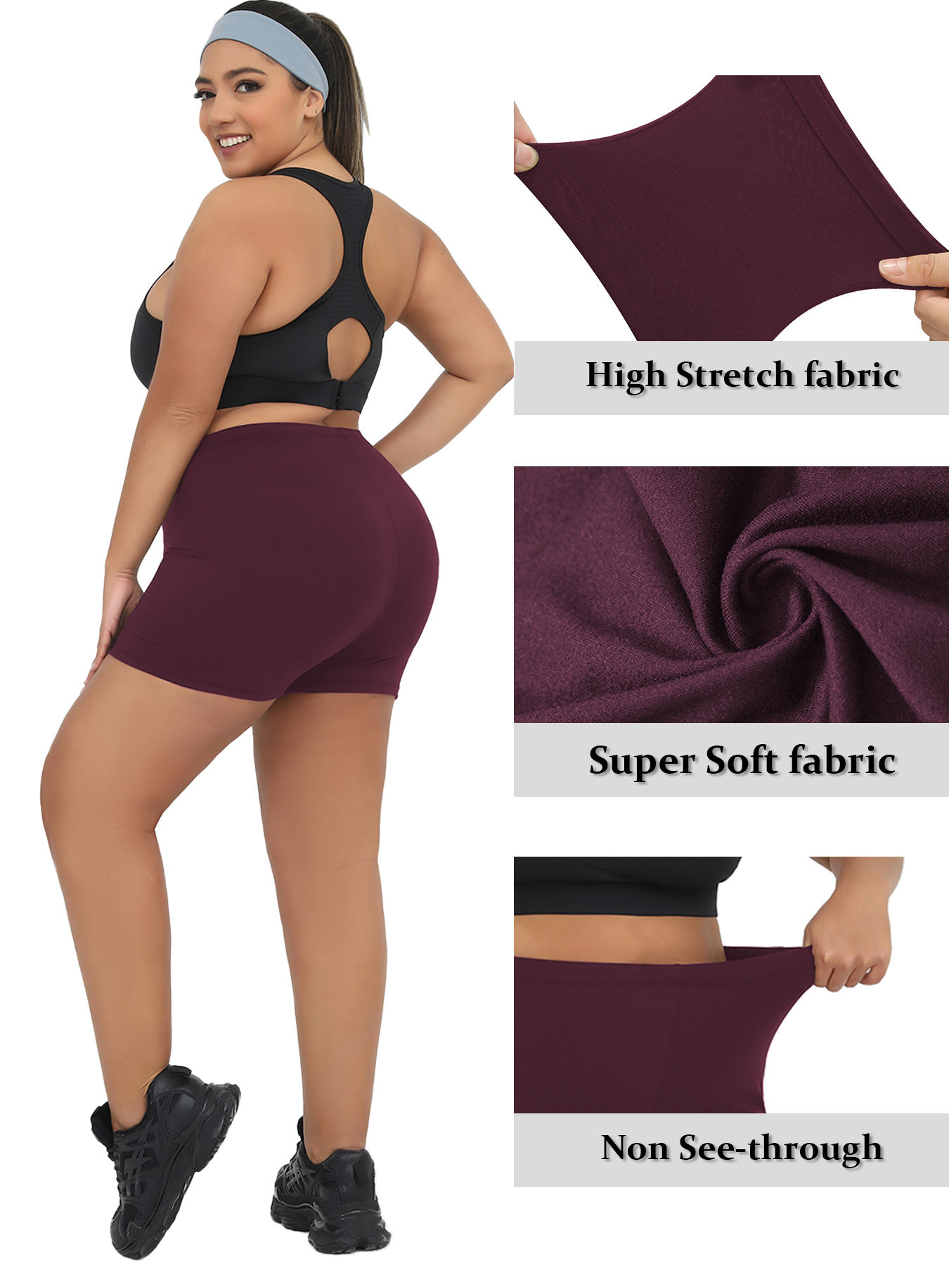 2 pack Plus Size Women's High  - Yoga Fitness Plus avaliação e preço