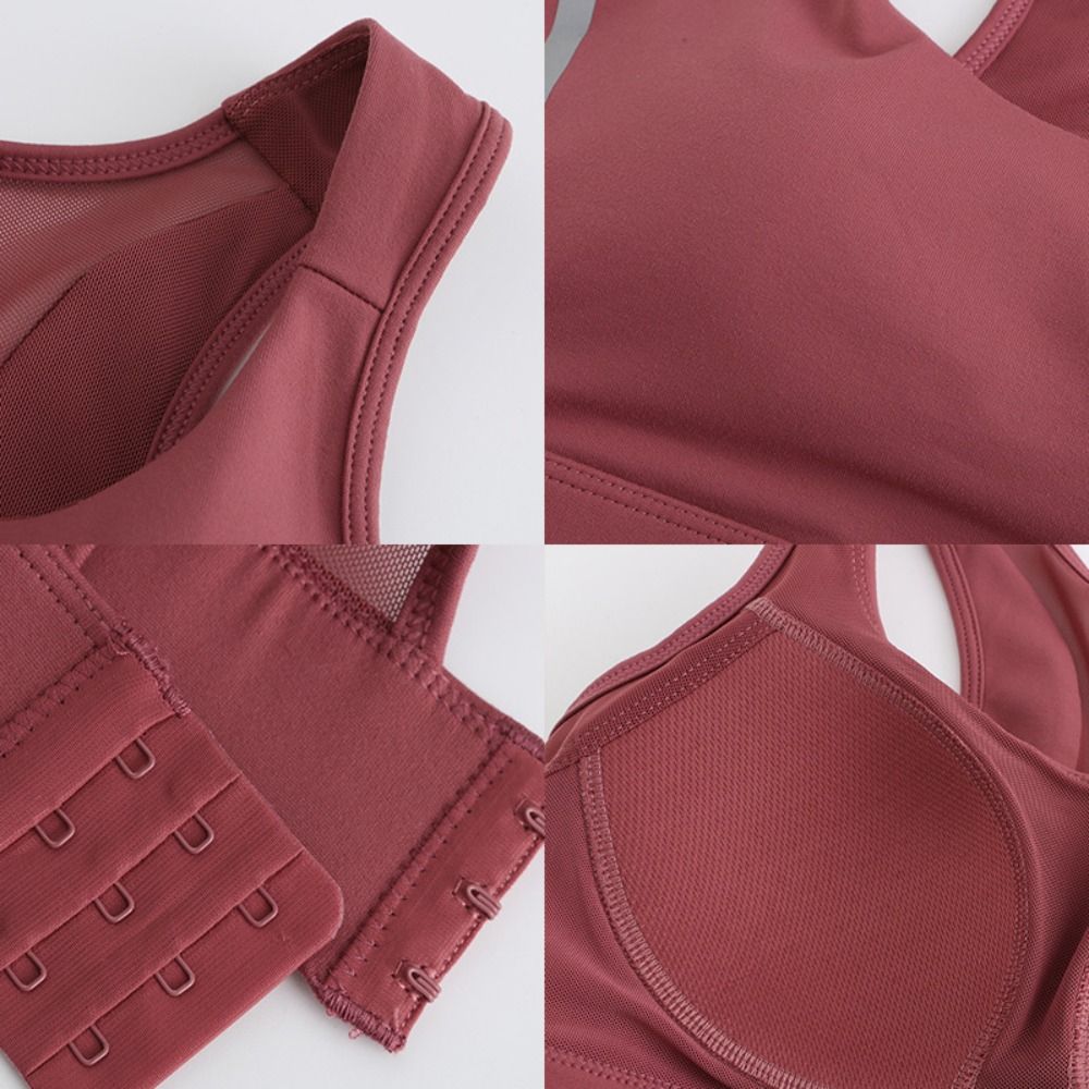 Solid Color I-shaped Sports Br - Yoga Fitness Plus avaliação e preço