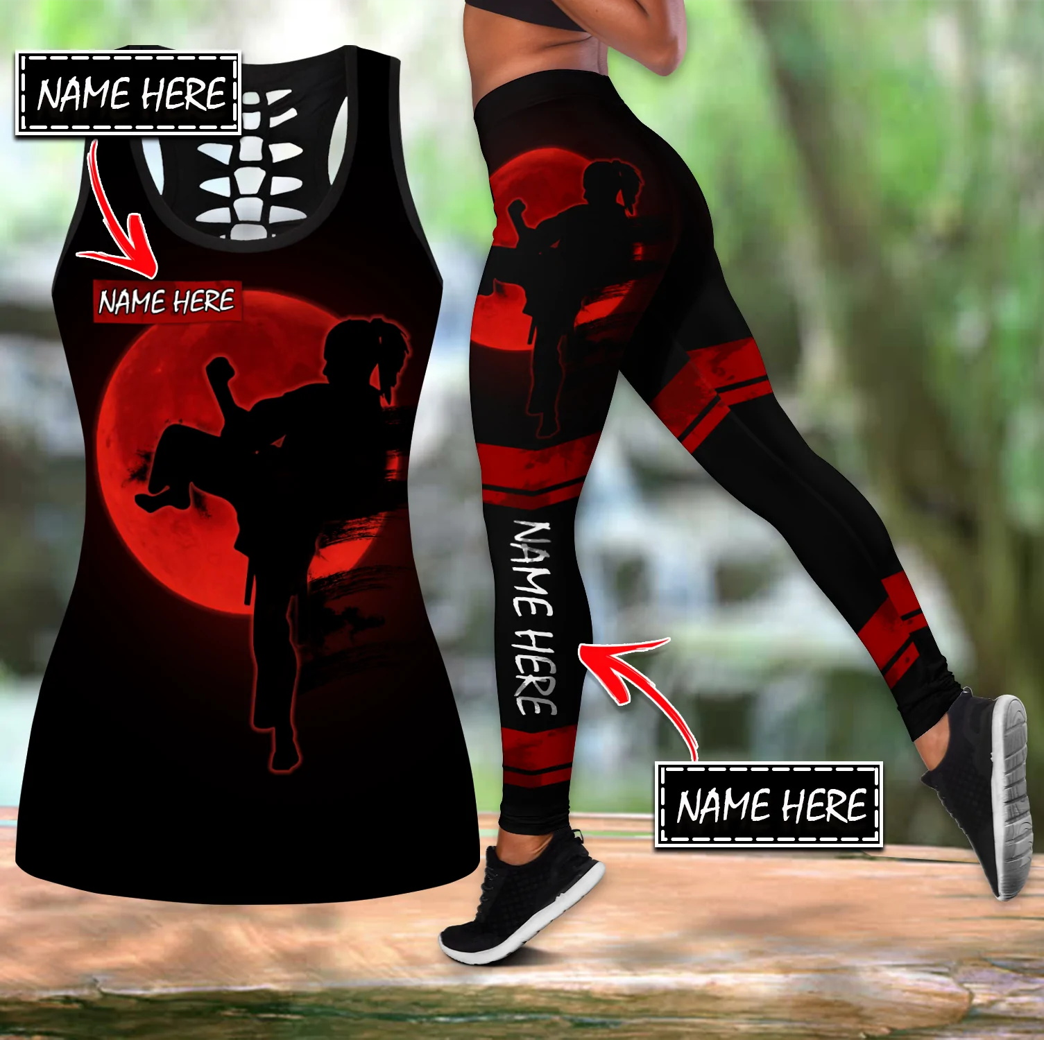 Customize Name Karate 3D Print - Yoga Fitness Name avaliação e preço