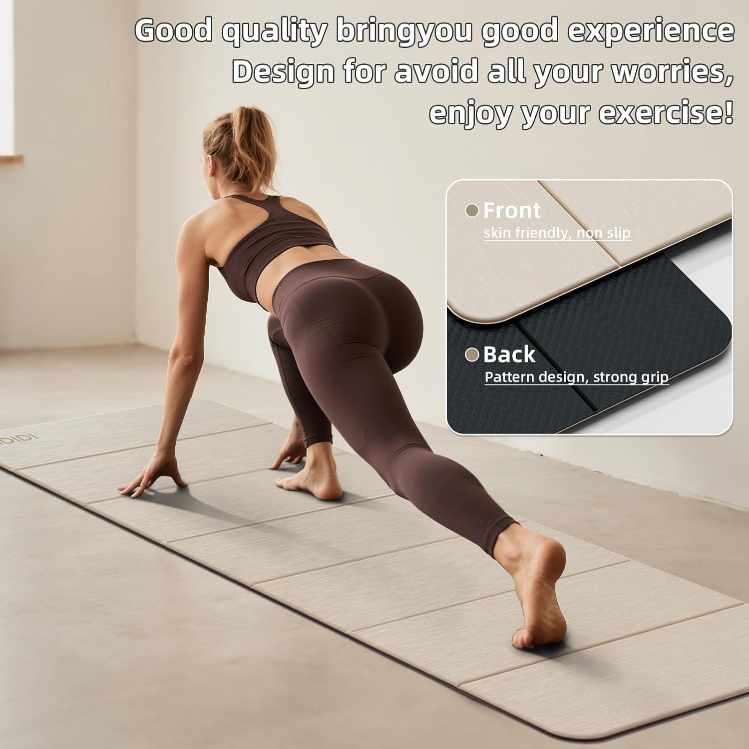 Foldable Yoga Mat Extra Thick  - Yoga Of Fitness Mat avaliação e preço