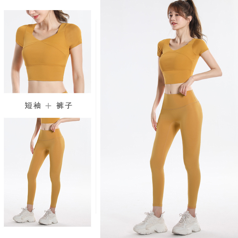 Quick Dry Set Sports Top With  - Yoga & Fitness Center avaliação e preço