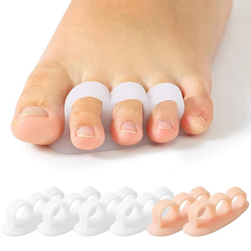1Pair Silicone Gel Hammer Toe  - Yoga Toe Separator avaliação e preço