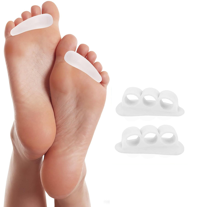 1Pair Silicone Gel Hammer Toe  - Yoga Toe Separator avaliação e preço