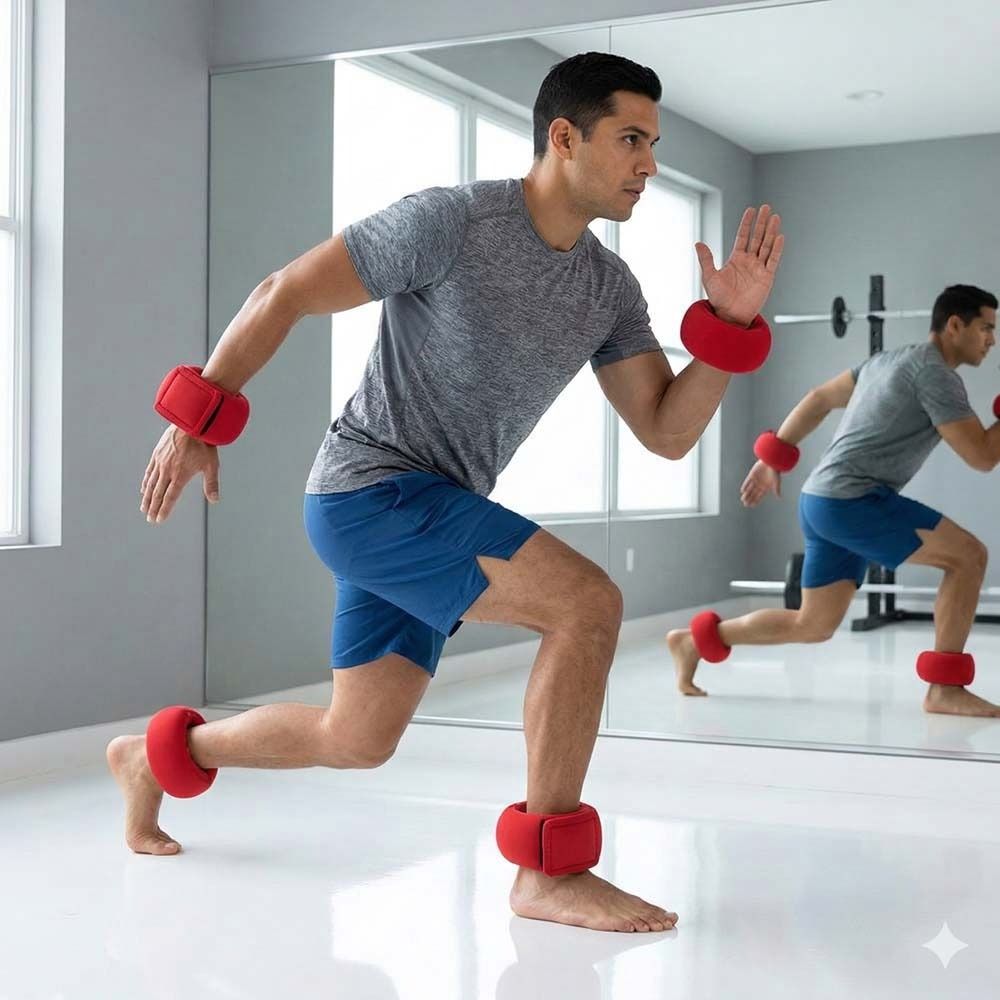 2Pcs 1LB Weight Ankle Weights  - Ankle Weights avaliação e preço
