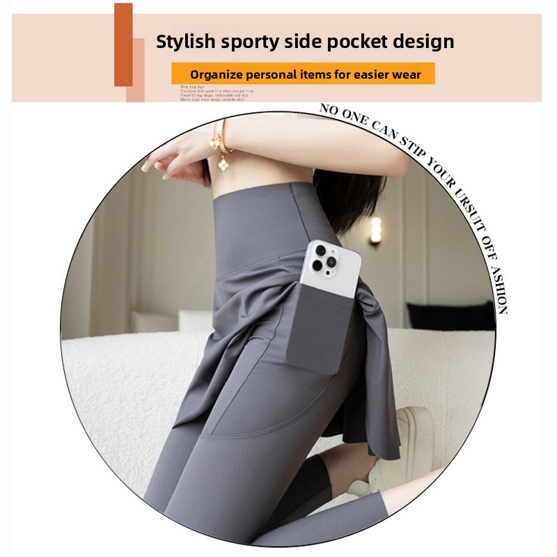 plus Size Yoga Pants Skirt Wom - Yoga Fitness Online avaliação e preço