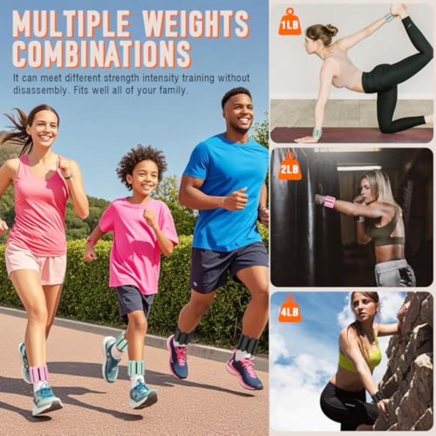 Ankle Weights for Women Men 3  - Ankle Weights avaliação e preço