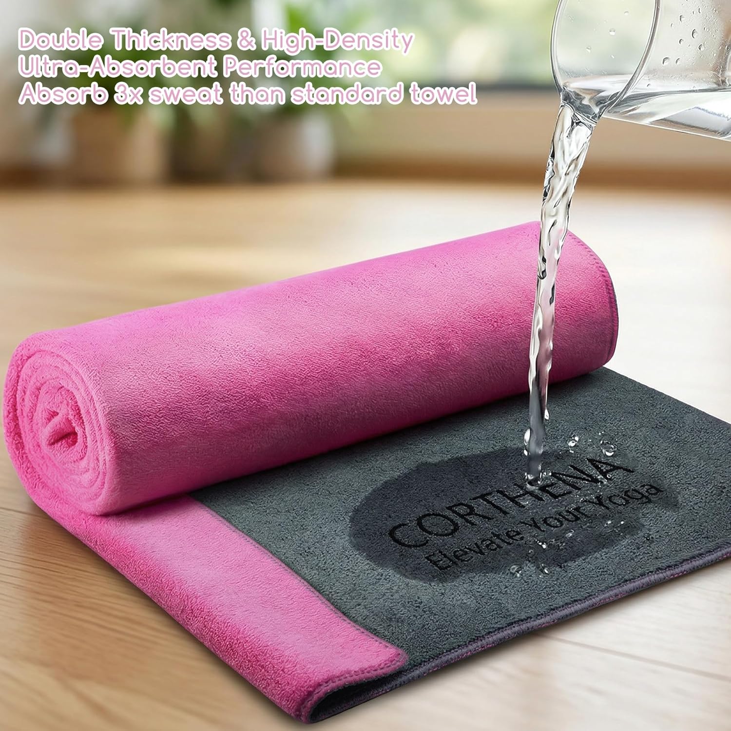 Yoga Mat Towel, Extra Thick 60 - Yoga Of Fitness Mat avaliação e preço