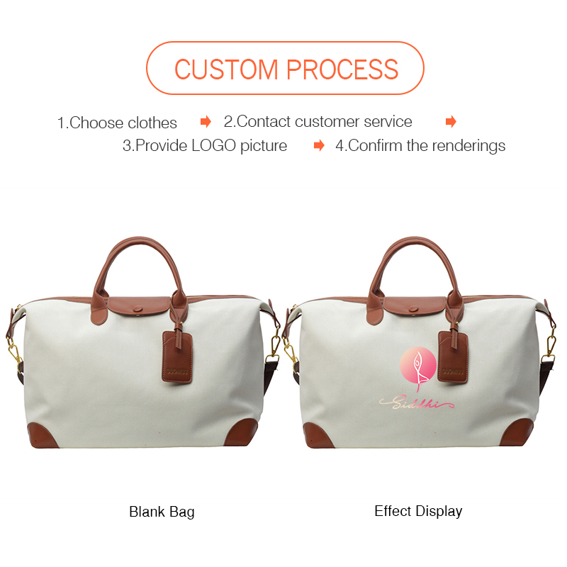 Custom logo Handbag Canvas Bre - Yoga Fitness Name avaliação e preço