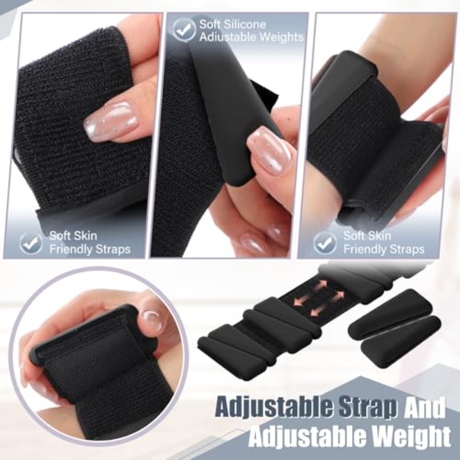 Adjustable Silicone Wrist Ankl - Ankle Weights avaliação e preço