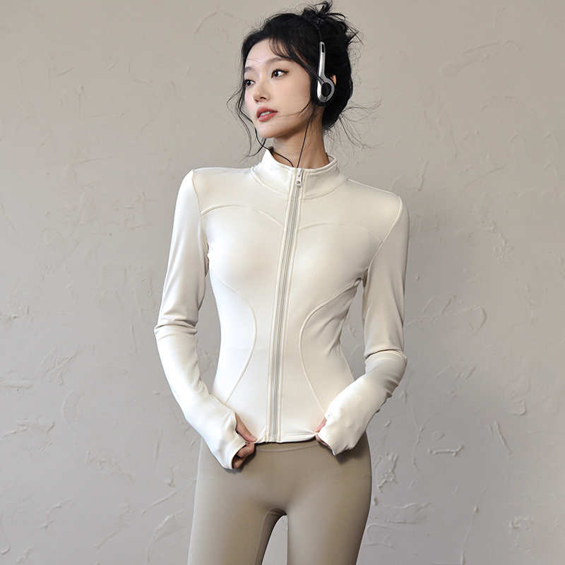 Long Sleeve Sports Jacket Wome - Yoga & Fitness Center avaliação e preço