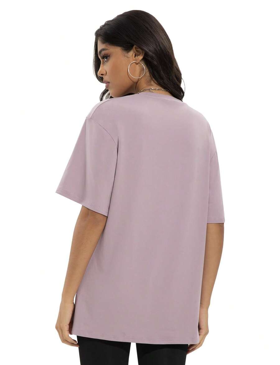 Plus Size Women Loose Fit Roun - Yoga Fitness Plus avaliação e preço