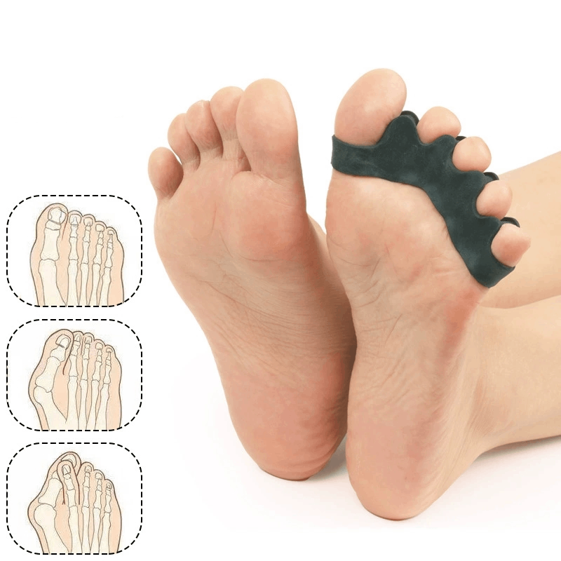 1/5Pairs Silicone Toe Separato - Yoga Toe Separator avaliação e preço