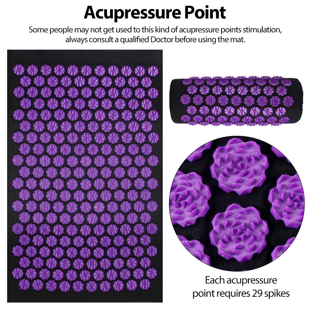 Acupressure Yoga Mat Kuznetsov - Yoga Of Fitness Mat avaliação e preço