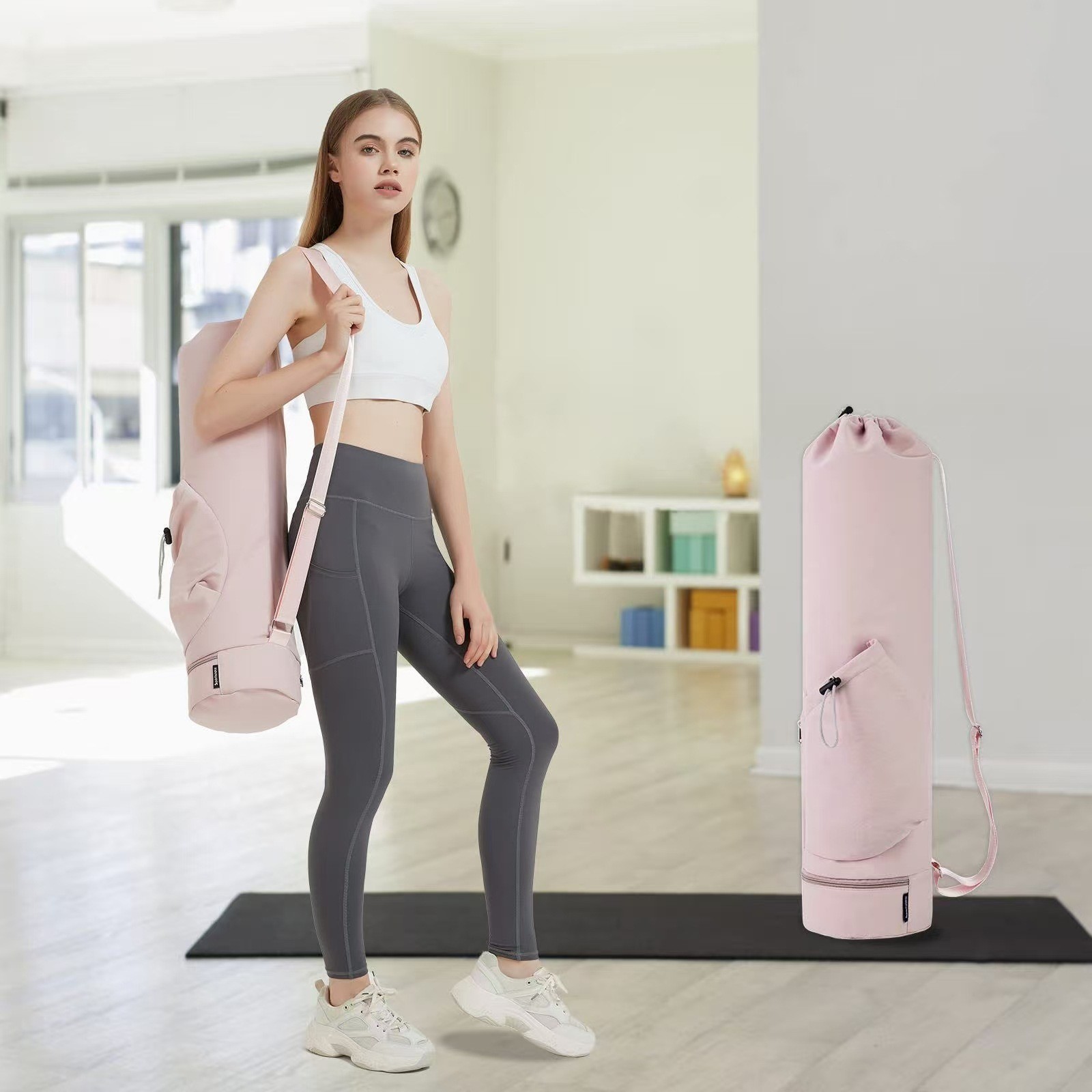 Women's Crossbody Yoga Mat Bag - Yoga Of Fitness Mat avaliação e preço