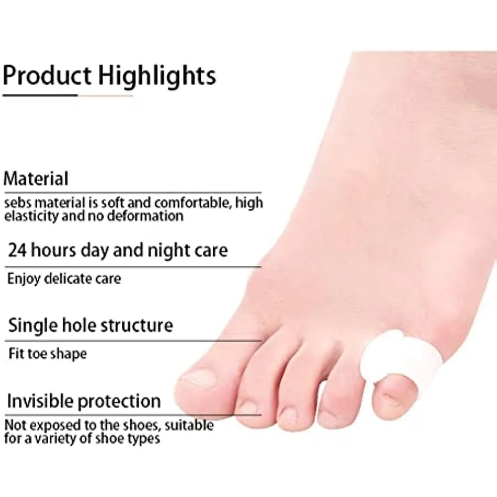 2pcs Silicone Toe Separator Fi - Yoga Toe Separator avaliação e preço