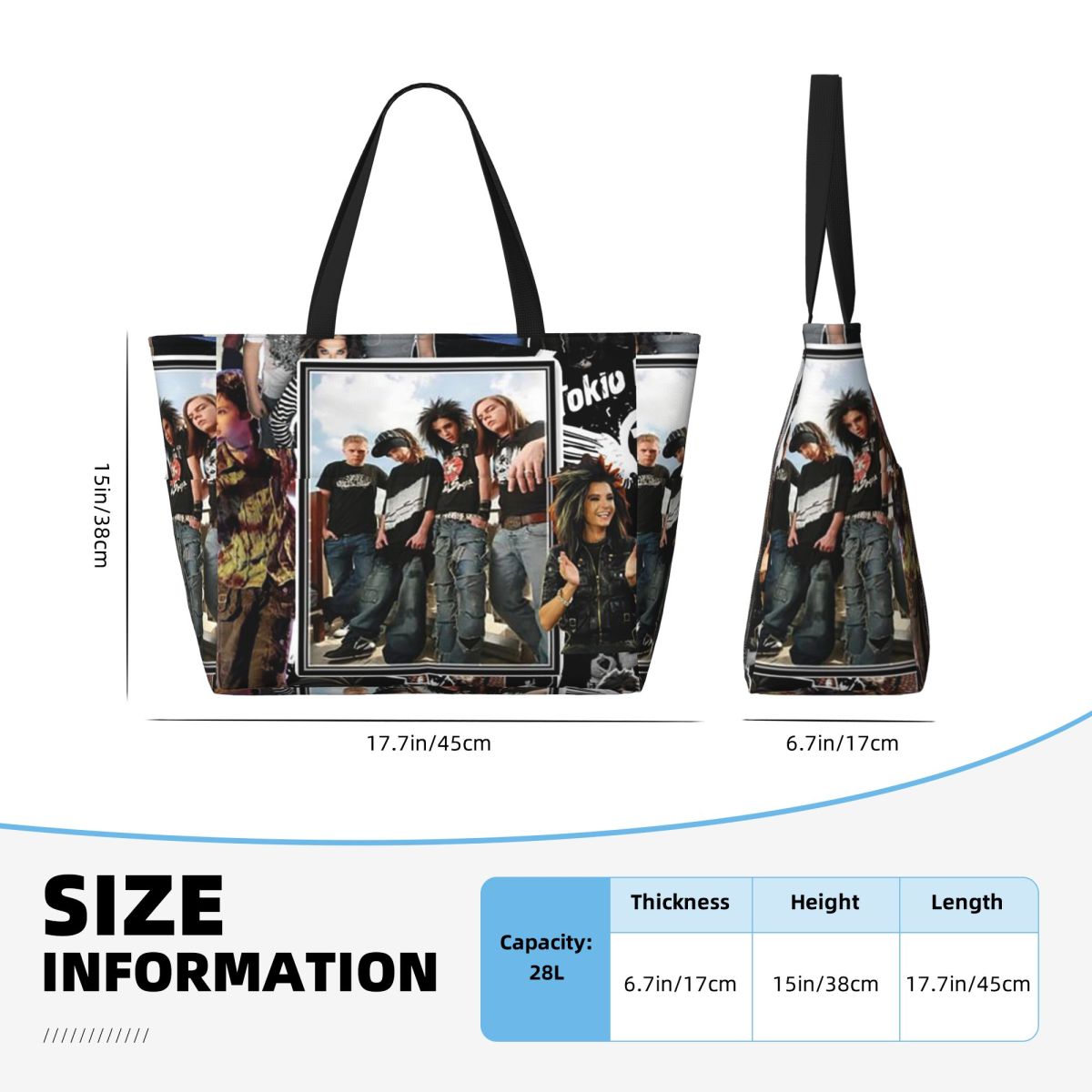 Tokio Hotel Emblem Beach Tote  - Yoga Fitness Hotel avaliação e preço