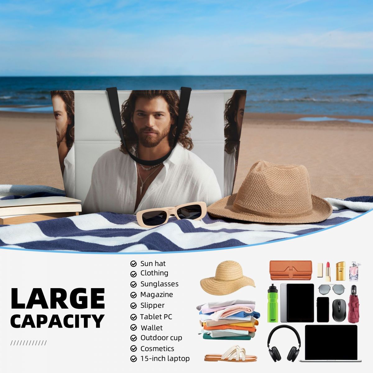 Actor Can Yaman Photo Beach To - Yoga Fitness Gym Photos avaliação e preço
