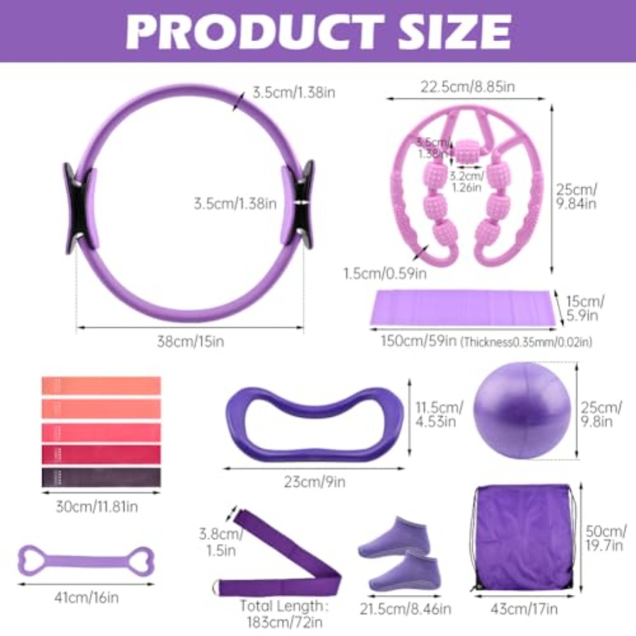 Pilates Essentials Kit for Wom - Pilates Ring Circle avaliação e preço