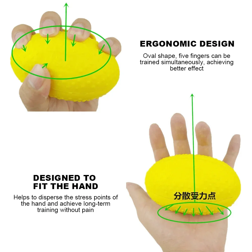 Hand Grip Ball Finger Exercise - Grip Strengthener Hand avaliação e preço