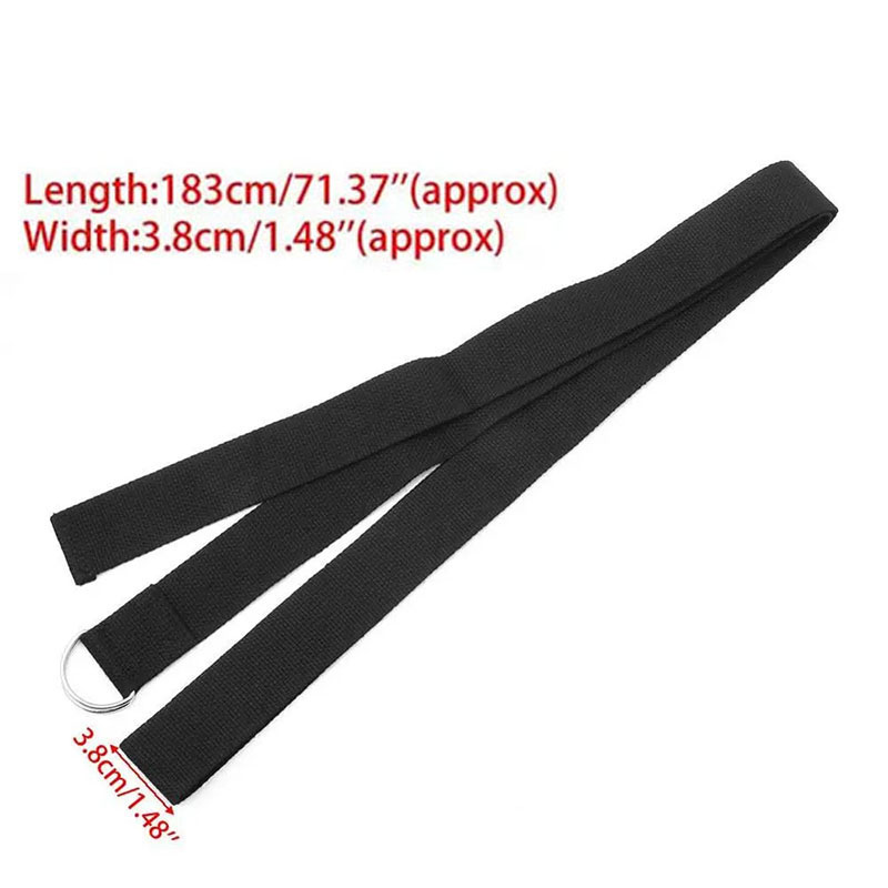 183*3.8cm Yoga Strap Cotton Ex - Pilates Ring Circle avaliação e preço