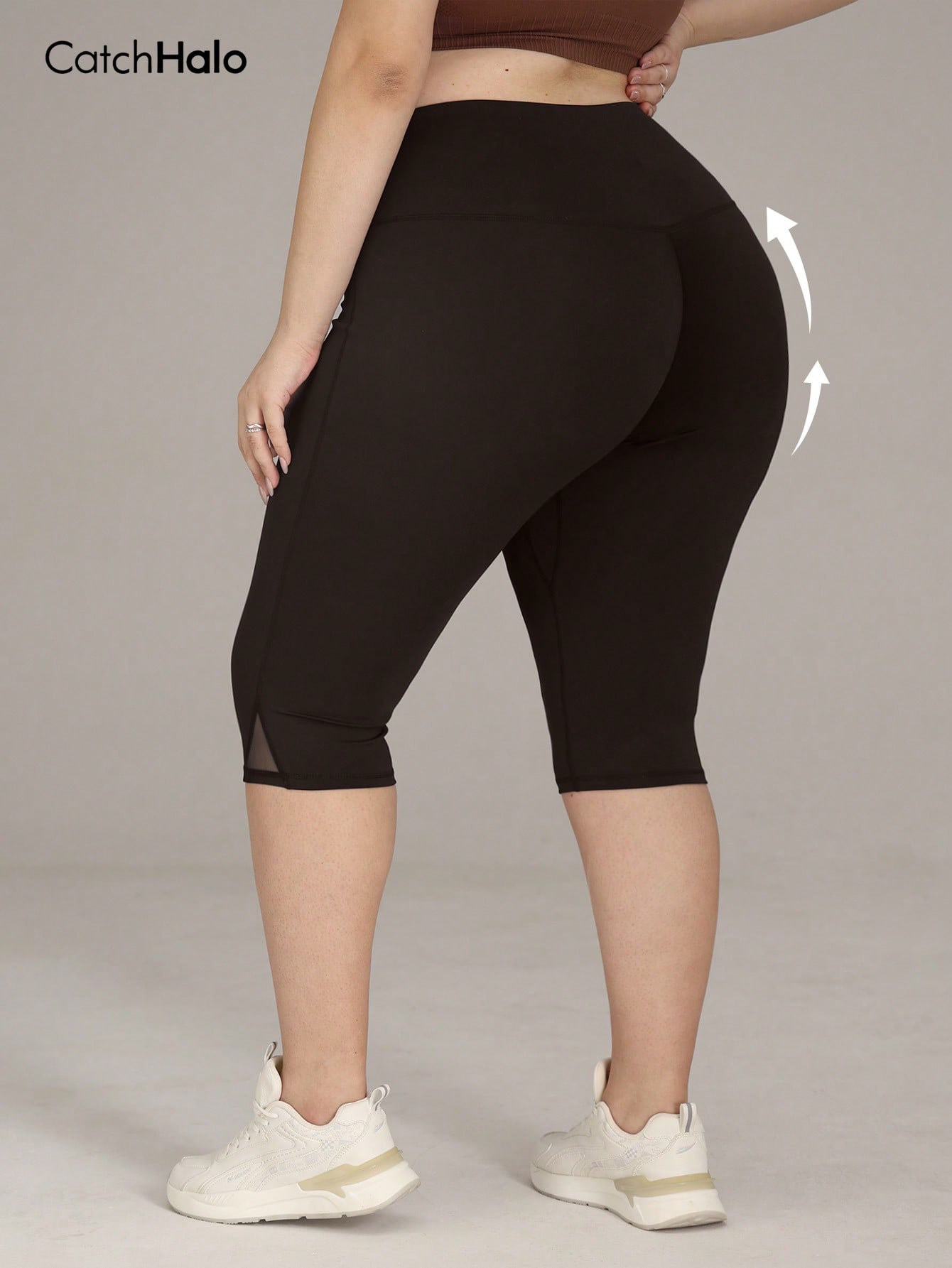 Plus Size Gym Leggings Women M - Yoga Fitness Plus avaliação e preço