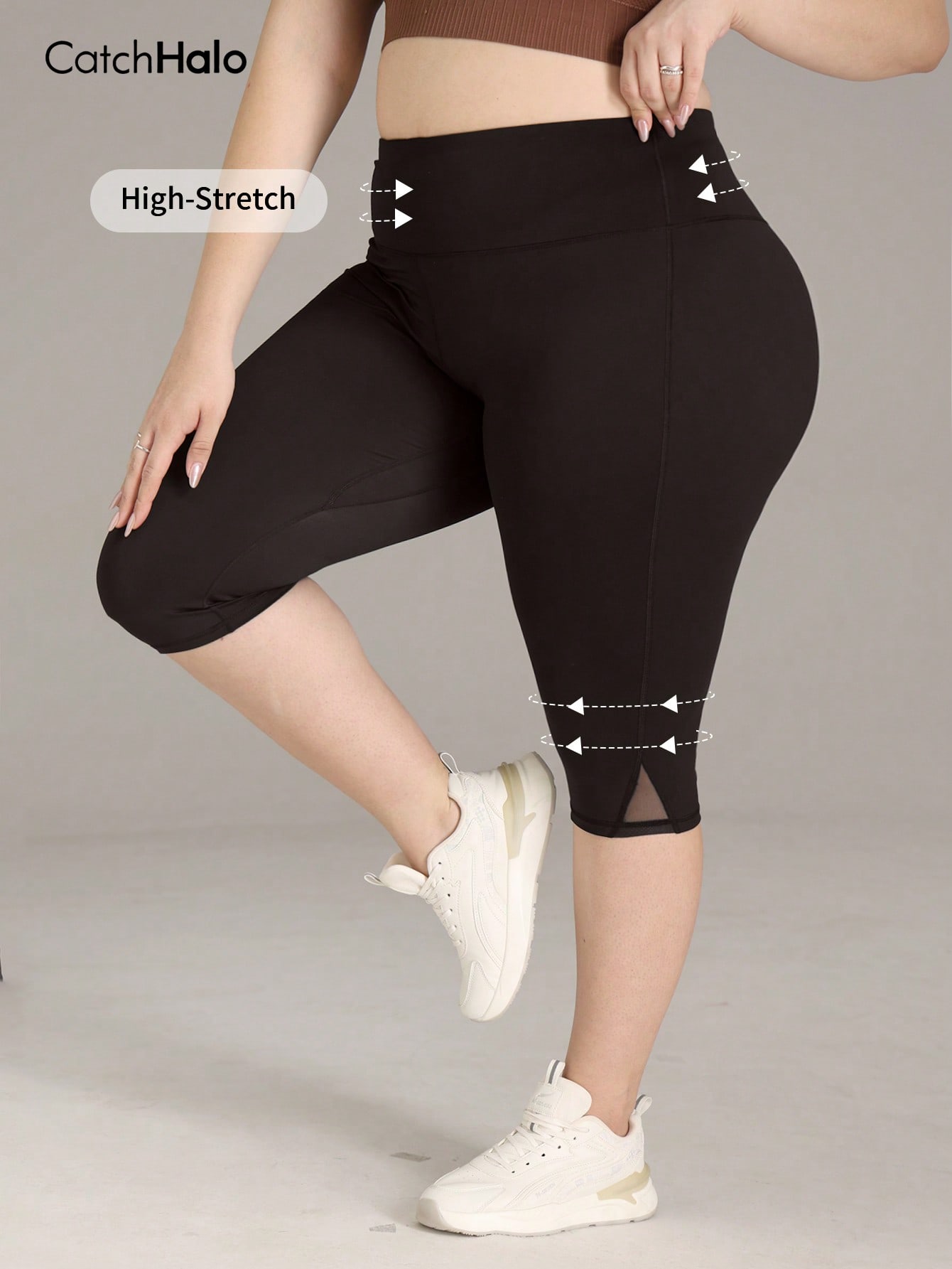 Plus Size Gym Leggings Women M - Yoga Fitness Plus avaliação e preço