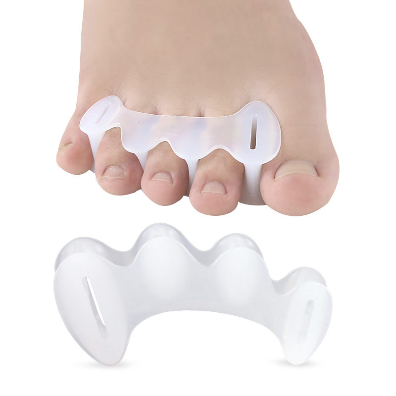 2Pcs=1Pair Hard Silicone Toe F - Yoga Toe Separator avaliação e preço
