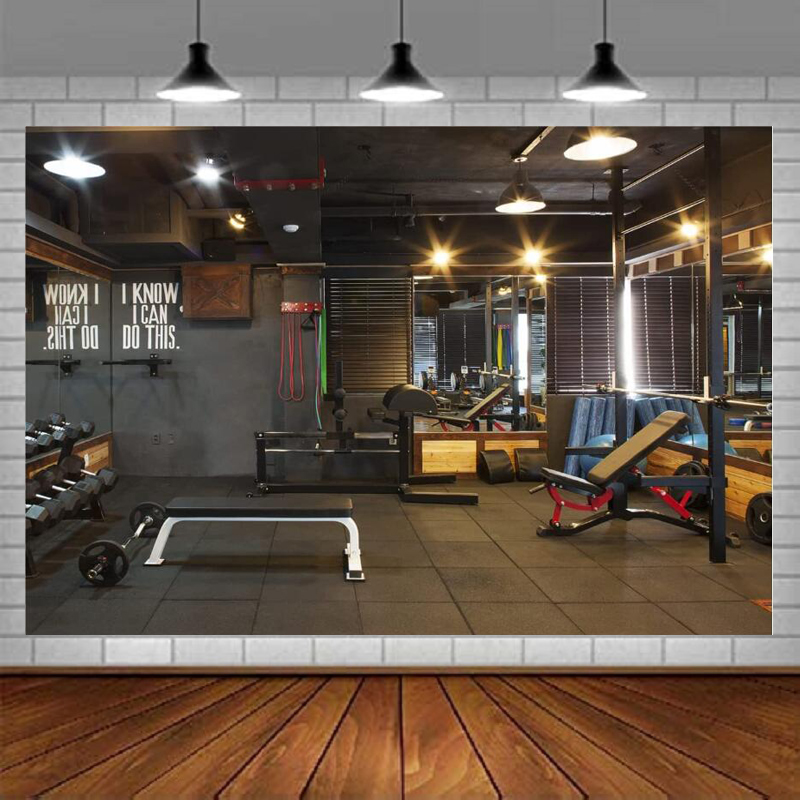 Gym Photography Backdrop Fitne - Yoga Fitness Gym Photos avaliação e preço