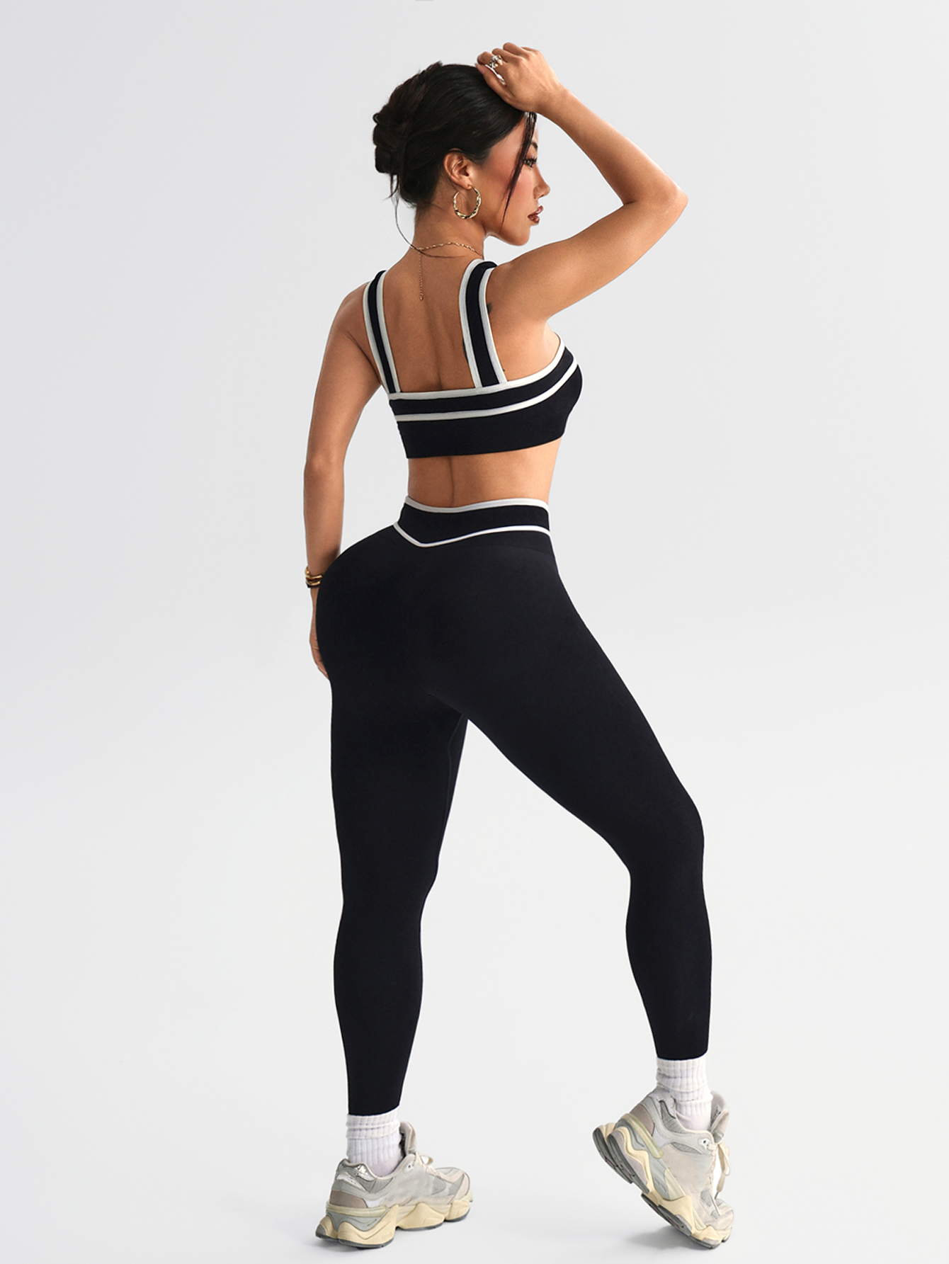 2 pcs Women Seamless Yoga Sets - Yoga Fitness Outfit avaliação e preço