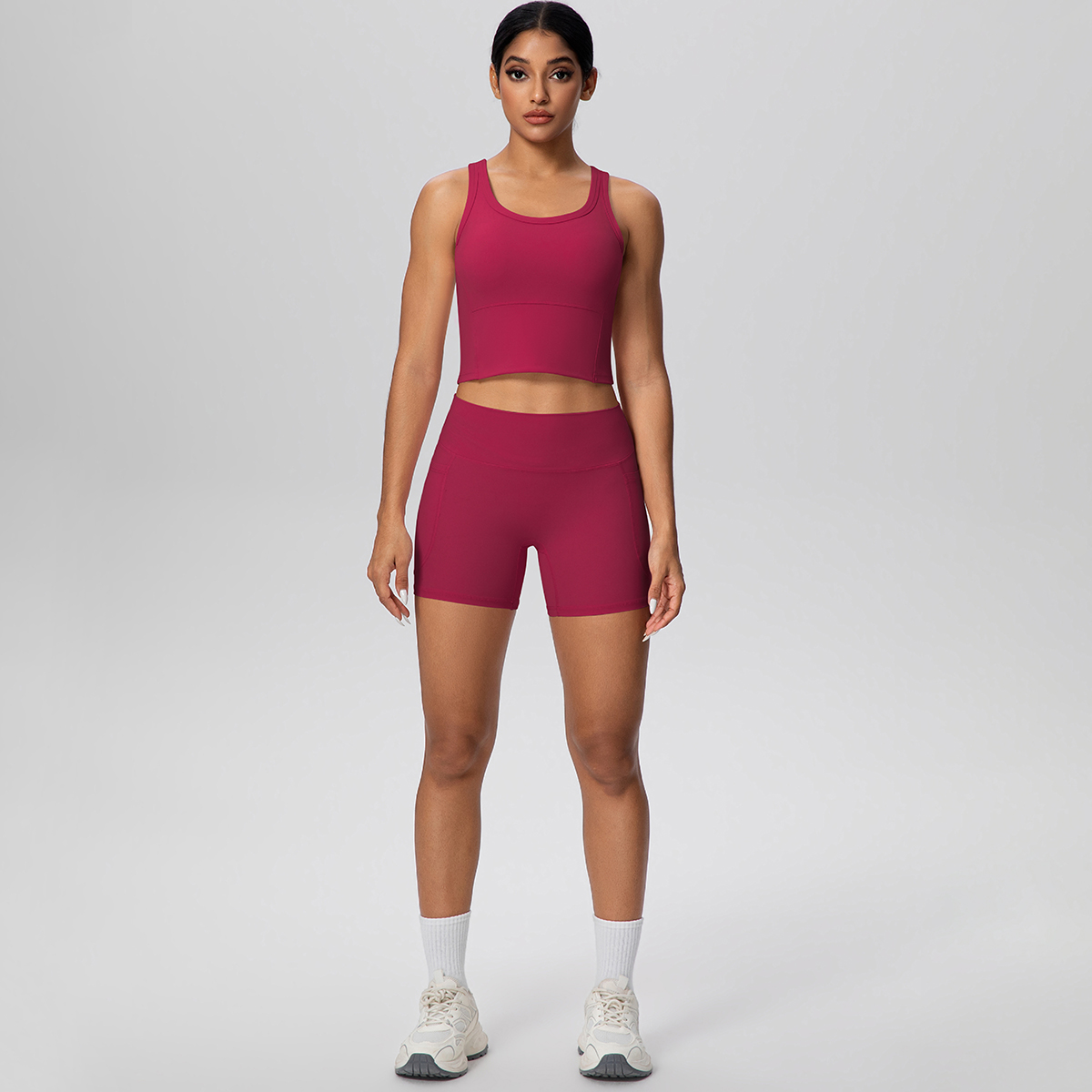 2PCS Women Summer Fitness Spor - Yoga Fitness Outfit avaliação e preço