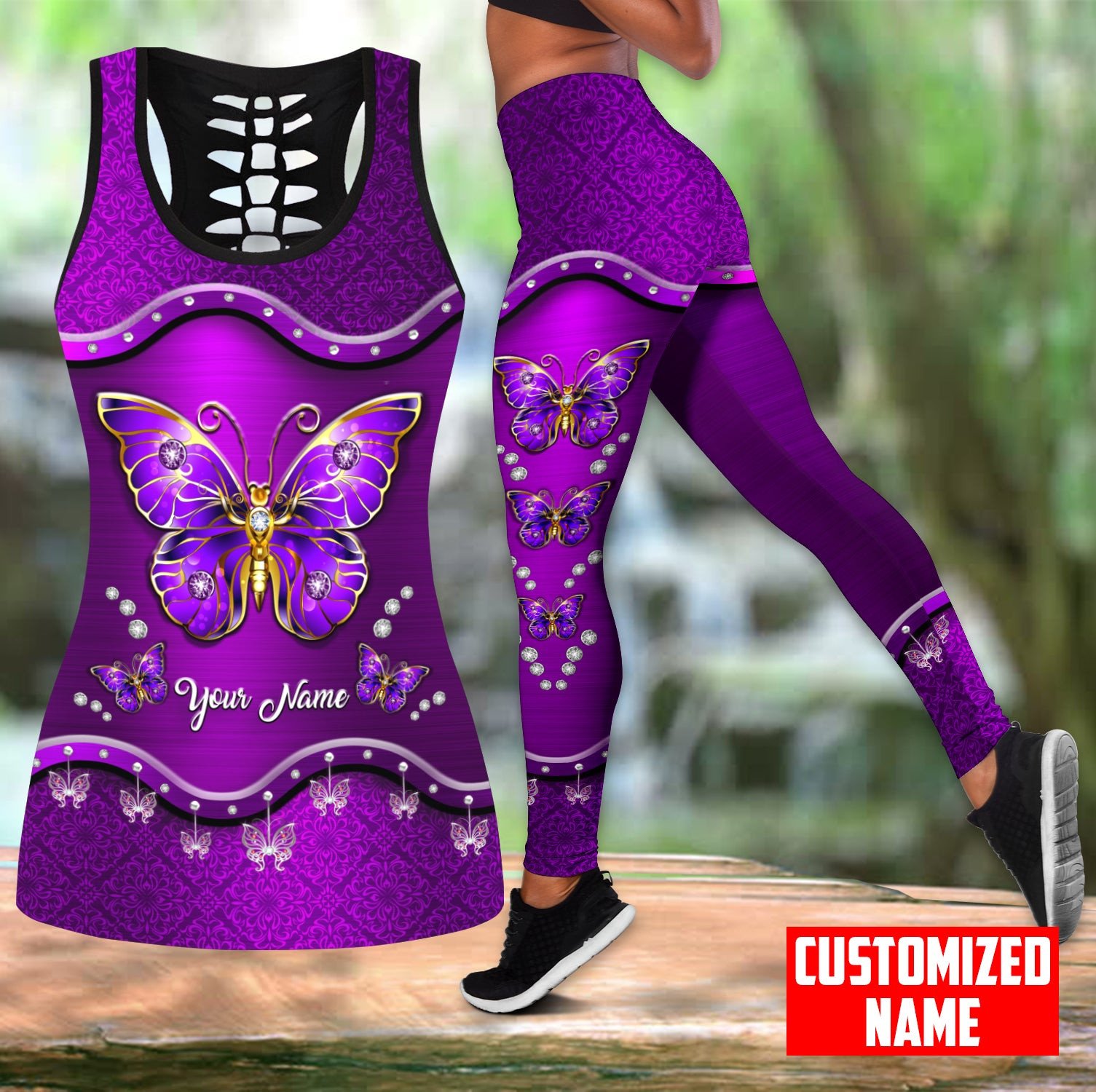 Personalized Name Butterfly 3D - Yoga Fitness Name avaliação e preço