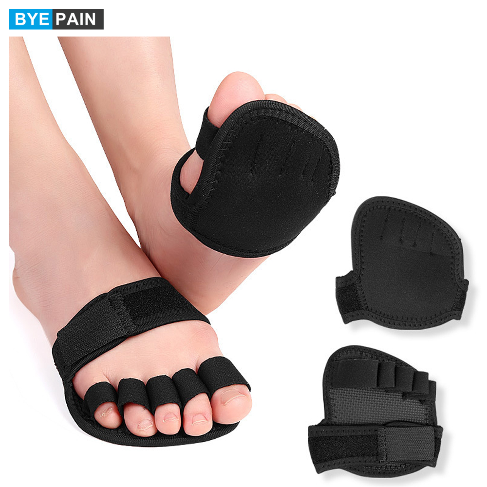 1 Pair Five-Finger Half-Palm Y - Yoga Toe Separator avaliação e preço