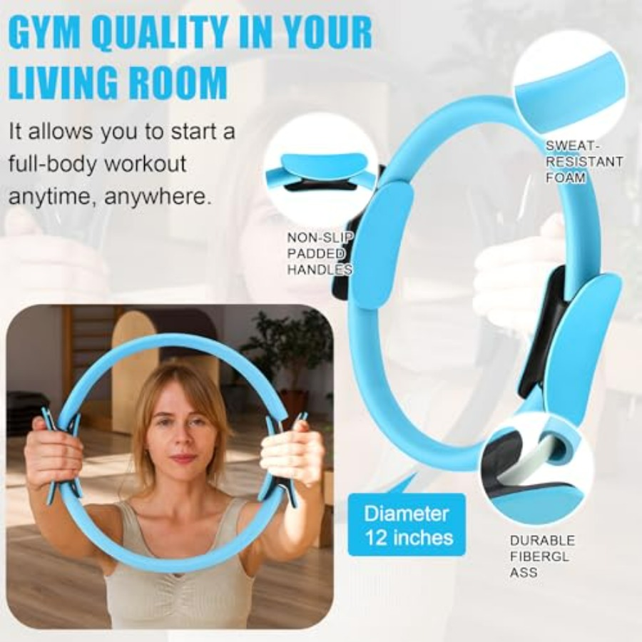 10 Pcs Pilates Ring Blocks Set - Pilates Ring Circle avaliação e preço
